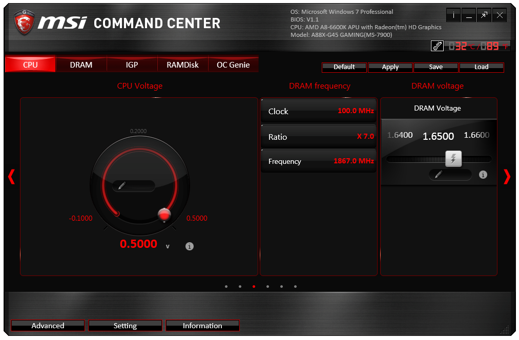 MSI A88X-G45 Gaming BIOS and Software - MSI A88X-G45 Gaming Review